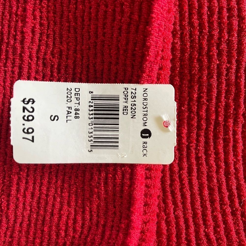RDI Mock Poppy Red Turtleneck - Picture 6 of 6